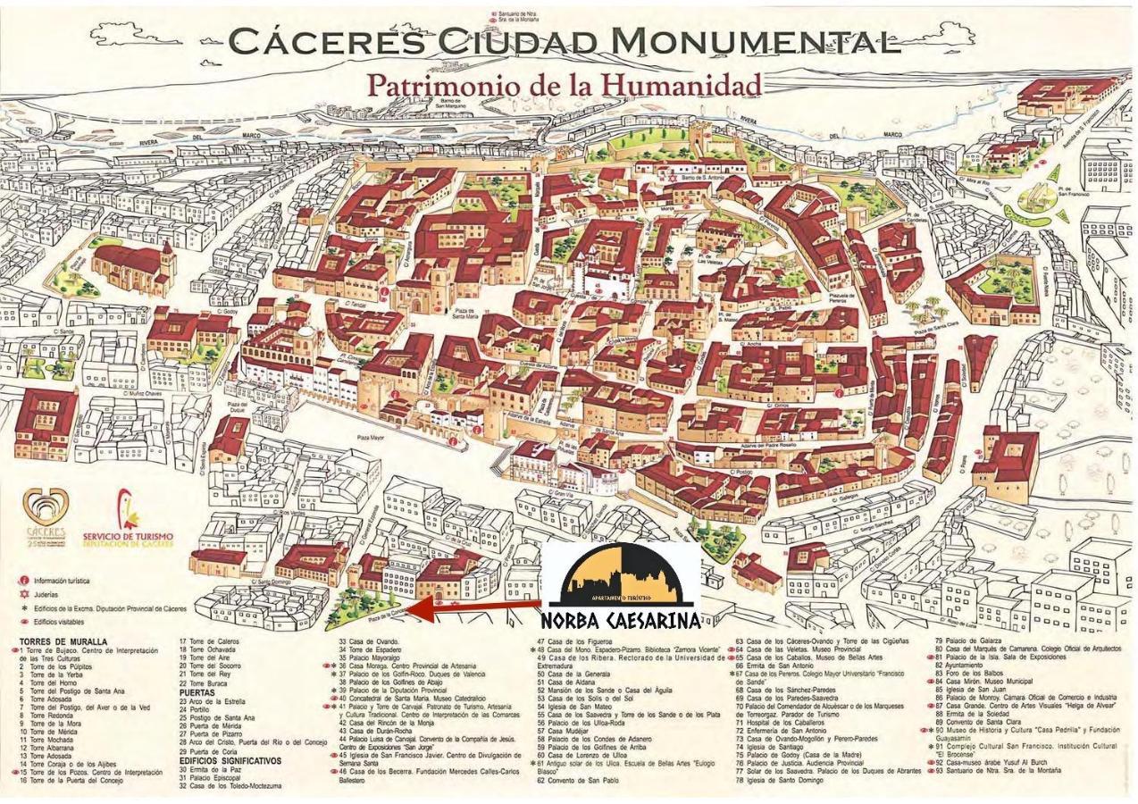 Elegante Apartamento Para 5 En El Centro De Caceres Con Wifi Zewnętrze zdjęcie